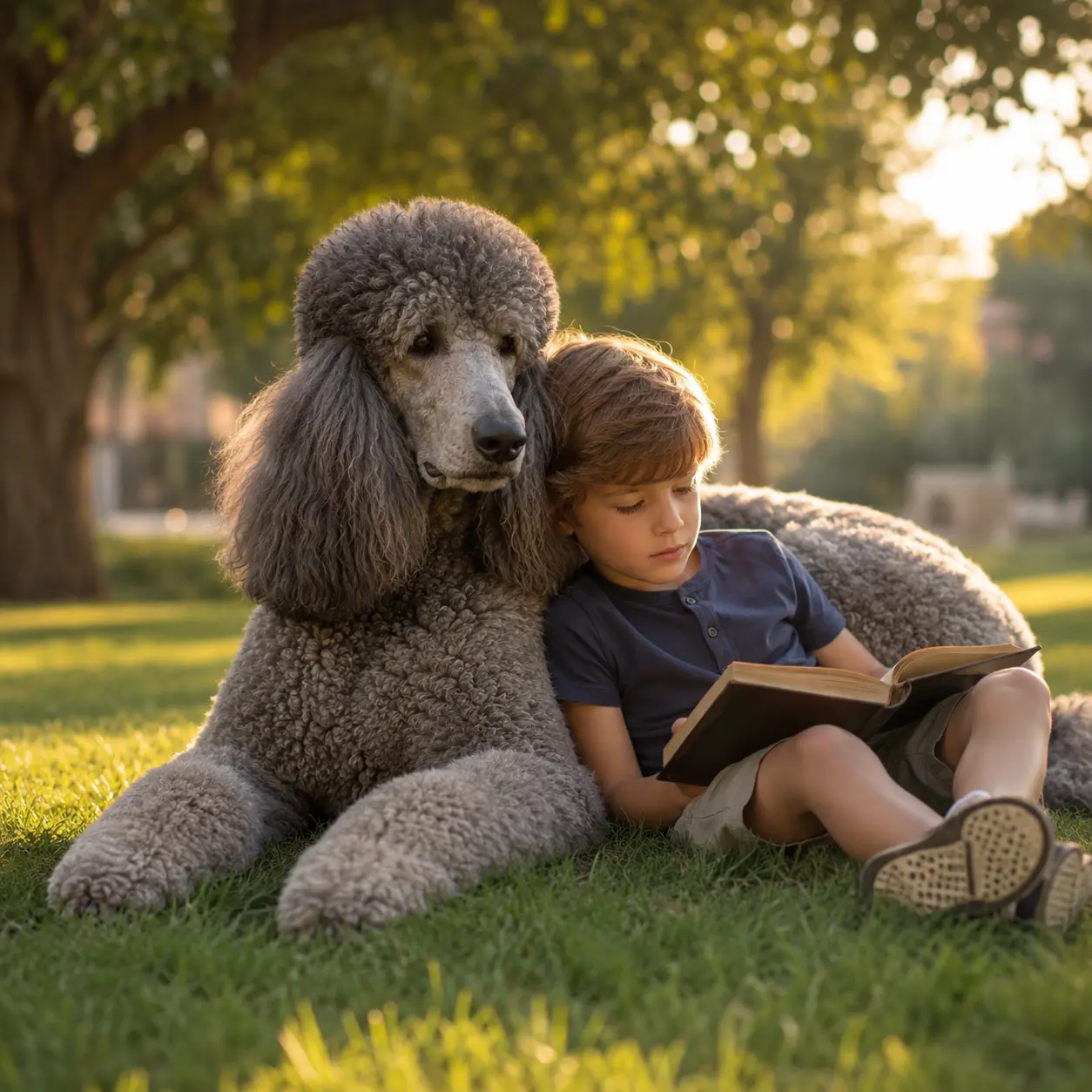 Caniche gigante adulto, perro inteligente e hipoalergénico para familias